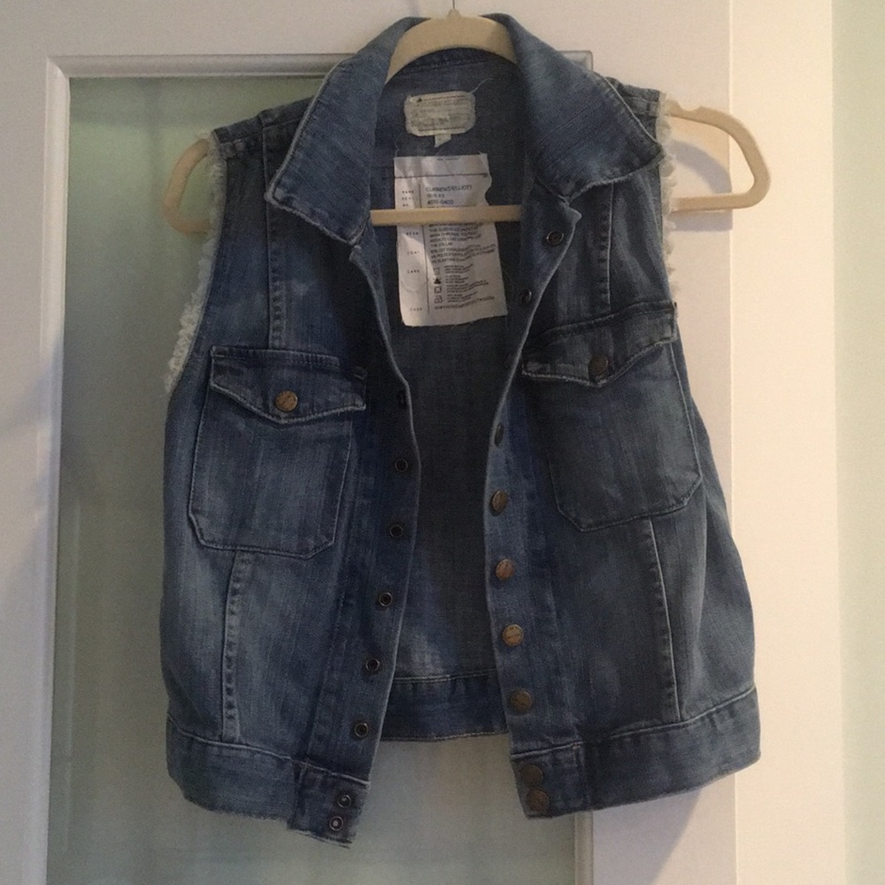 Current/Elliot jean denim vest